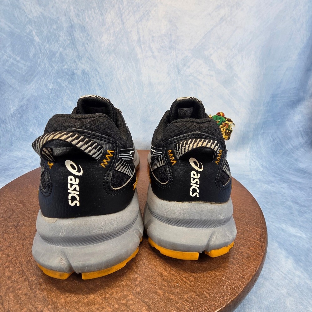Asics Trail Scout 2 Mens Running Shoes Black Grey Yellow 1011B181 Size 8 - Picture 7 of 12